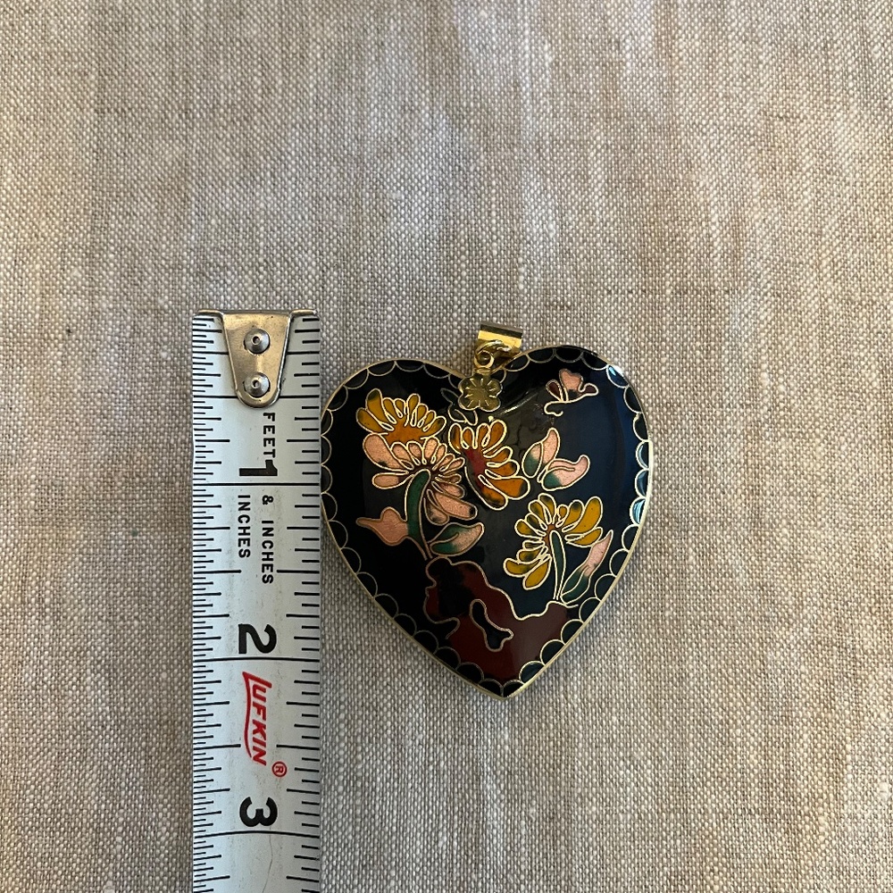 Cloisonne Pendant (chain not included) - Picture 4 of 6